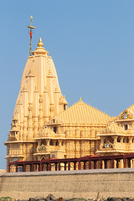 Portrait of Somnath Temple, one of 12 Jyotirlinga, Somnath, Ahmedabad, Gujarat, India. Portrait of Somnath Temple, one of 12 Jyotirlinga, Somnath, Ahmedabad, Gujarat, India., by Zoonar RealityImages