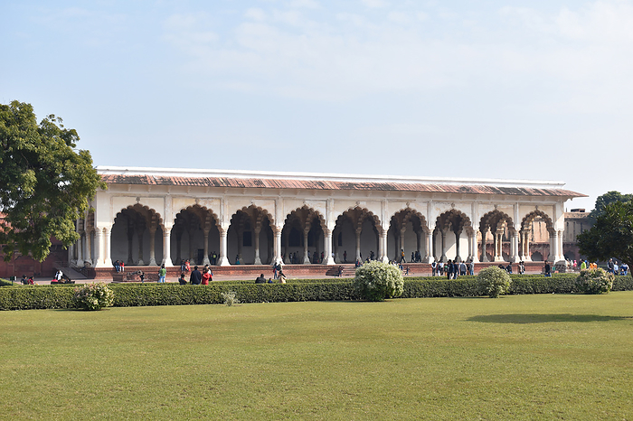 Agra, Uttar Pradesh, India, January 2020, Front view Diwan i am or Hall of public Audience used by the Emperor Shah Jahan Agra, Uttar Pradesh, India, January 2020, Front view Diwan i am or Hall of public Audience used by the Emperor Shah Jahan, by Zoonar RealityImages