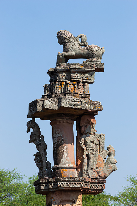Broken Sculptures of Horse, Lion and Welcoming Women on the Arch of Gdarmal Temple, Pathari, Vidisha, Madhya Pradesh, India. Broken Sculptures of Horse, Lion and Welcoming Women on the Arch of Gdarmal Temple, Pathari, Vidisha, Madhya Pradesh, India., by Zoonar RealityImages