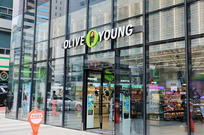 Olive Young A general view of Olive Young Korean beauty store in Seoul, South Korea, March 22, 2024.  Photo by Naoki Nishimura AFLO 