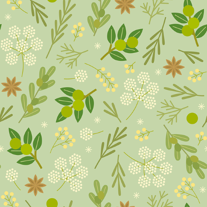 Olive and Herb Patterns