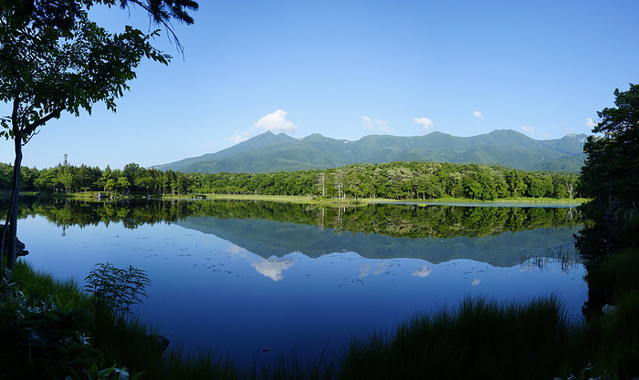 Shiretoko Five Lakes and Shiretoko Mountain Range Hokkaido Shiretoko Peninsula Shot on the Shiretoko Peninsula, a World Natural Heritage site.
