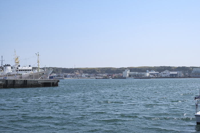 Misaki fishing port famous for tuna landings
