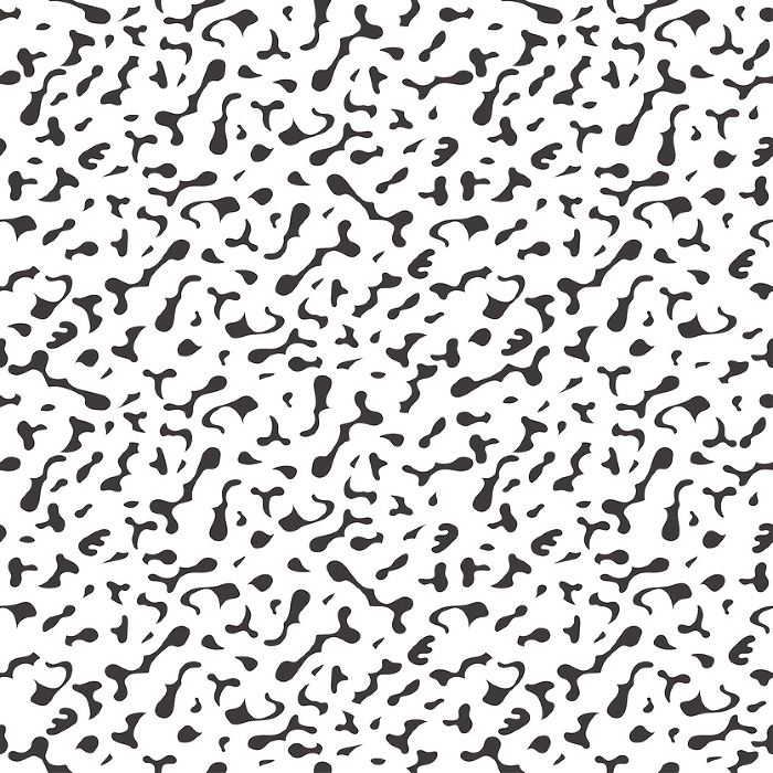 Illustration of seamless amorphous pattern in both vertical and horizontal directions