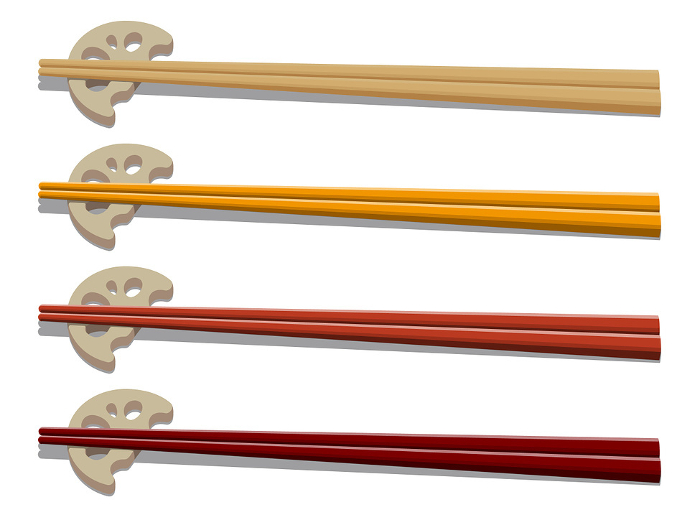 Color variation of chopsticks