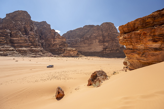 Wadi Rum desert in Jordan, Middle East, Asia, by Axel Schmies