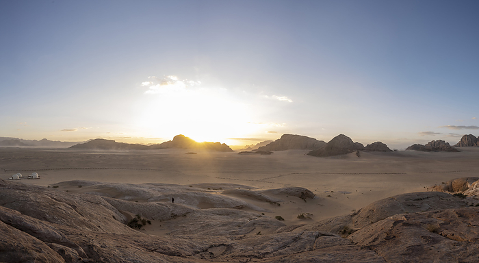 Sunset Wadi Rum desert in Jordan, Asia, by Axel Schmies