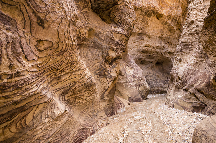Trail in Wadi Ghuweir in Dana, Jordan, Middle East, Asia, by Axel Schmies