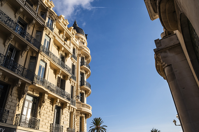 Typical architecture in Nice, Nice in winter, South of France, Cote d'Azur, France, Europe, by Arnt Haug