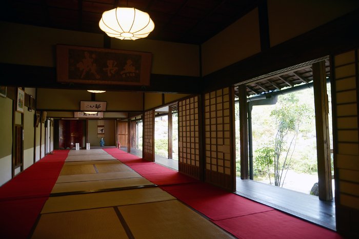 Interior of Toji-in Temple, Kita-ku, Kyoto