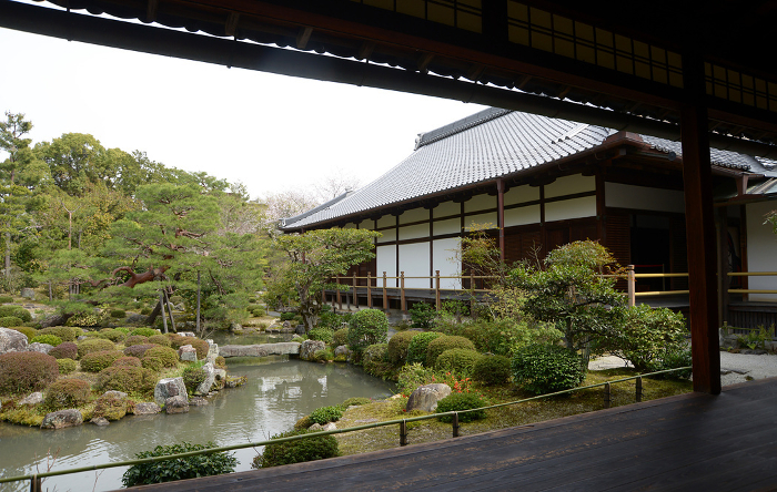 View of the garden and Hojo from Toji-in's shoin