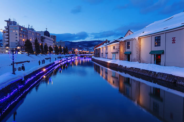 Otaru Canal in Winter Hokkaido