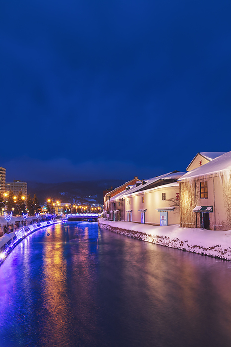 Otaru Canal in Winter Hokkaido