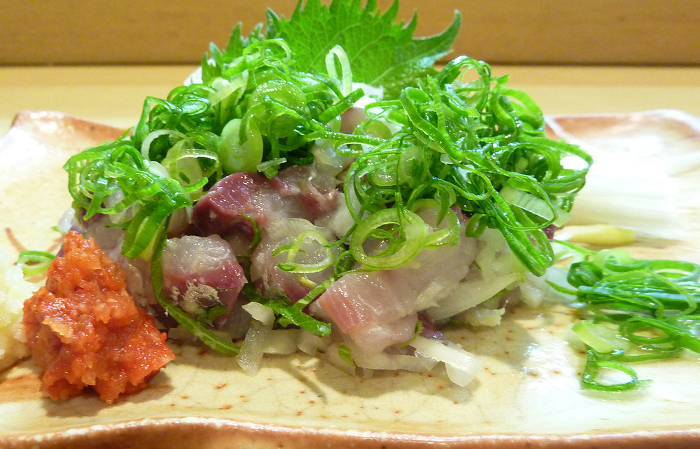 Photo of fatty seasonal horse mackerel tataki