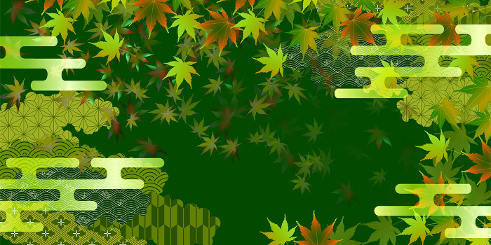 Fresh Green Leaves Maple Tree Background