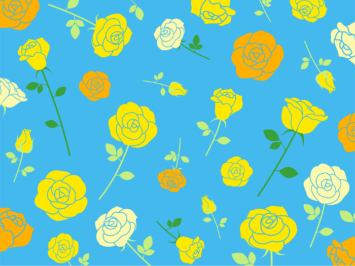 Rose pattern background_vector illustration