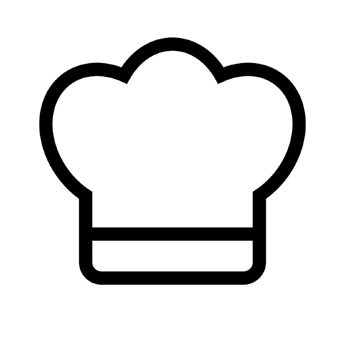 Icon of a cook's hat. Icon of cook. Vector.