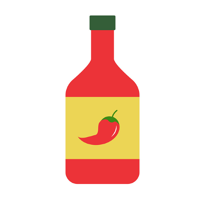Simple hot sauce icon. Vector.