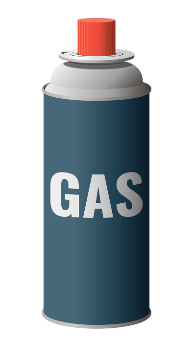 clip art of gas cylinder with cap
