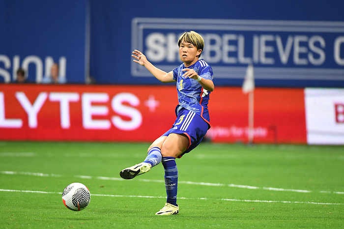 2024 SheBelieves Cup U.S. vs Japan Japan s Moeka Minami during the 2024 SheBelieves Cup Semi final match between United States 2 1 Japan at Mercedes Benz Stadium in Atlanta, Georgia, United States, April 6, 2024.  Photo by JFA AFLO 