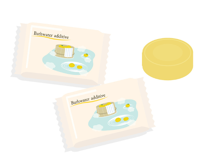 Image illustration of Yuzu bath salts in the package
