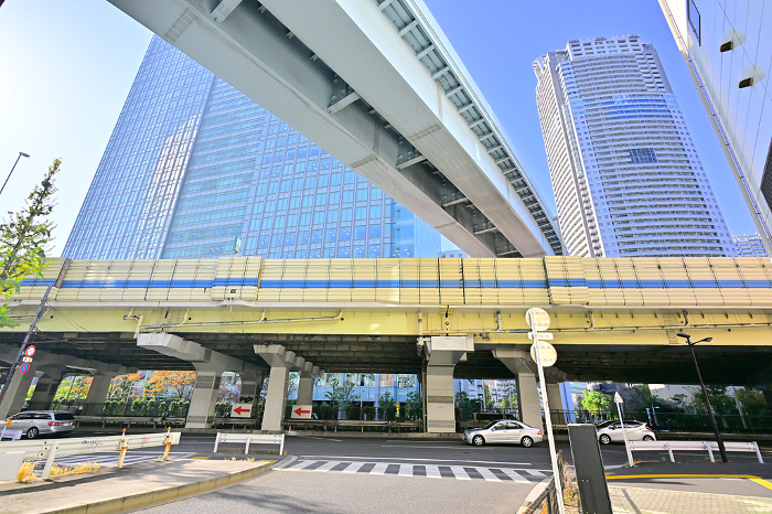 Yurikamome travel routes and highways