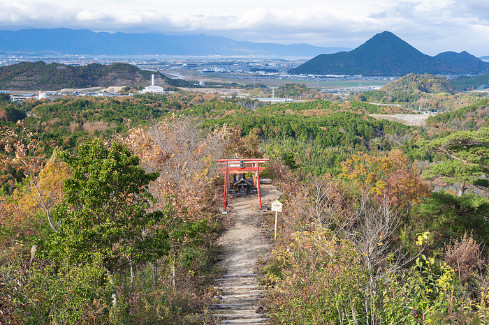 Torii of Dragon God and Omi Fuji Konan City, Shiga Prefecture