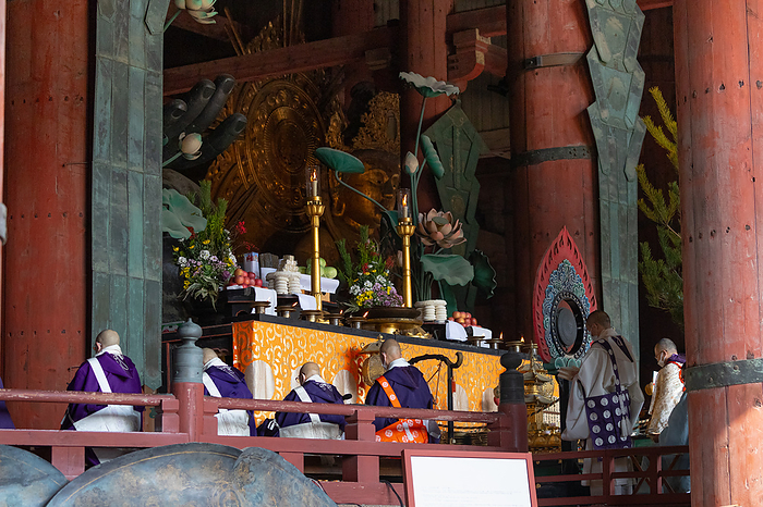 Nara Prefecture Todaiji Temple Revision Ceremony Shusho e is a puja to be prayed at New Year s