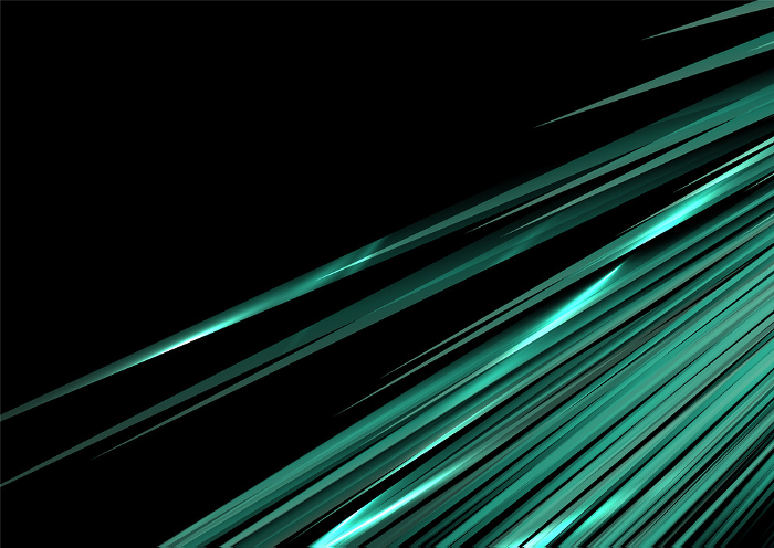 Glowing Blue-Green Speedline Background