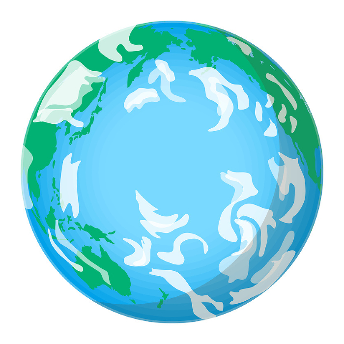 Earth (Pacific, Oceania, Asia, America)