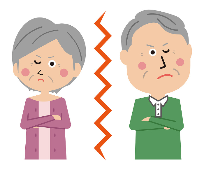 Pop family Senior couples Mature divorce Causes of divorce Dissatisfaction