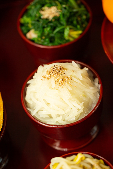 Namul, a famous Korean traditional food