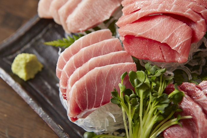 sashimi of tuna