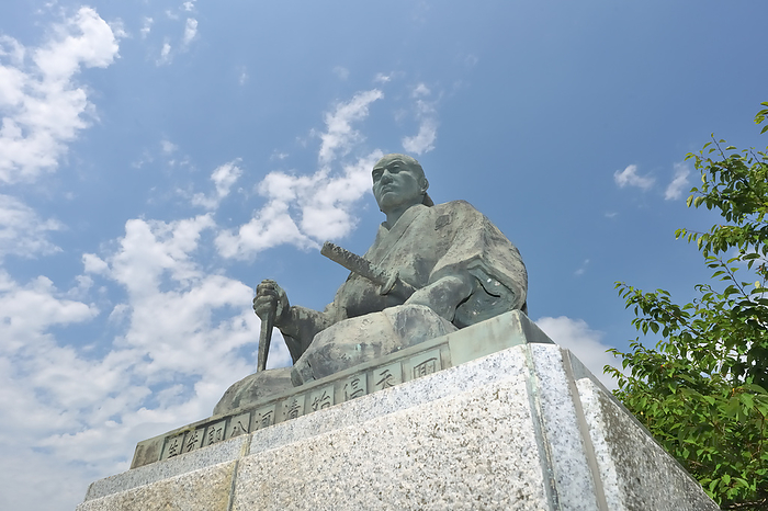 Statue of Hachiro Kiyokawa Shonai Town, Yamagata Prefecture