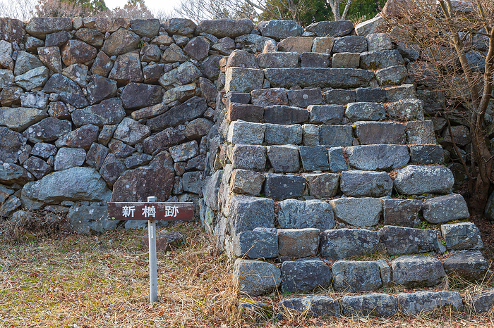 Ruins of the new turret of Takatori Castle, Nara Pref.