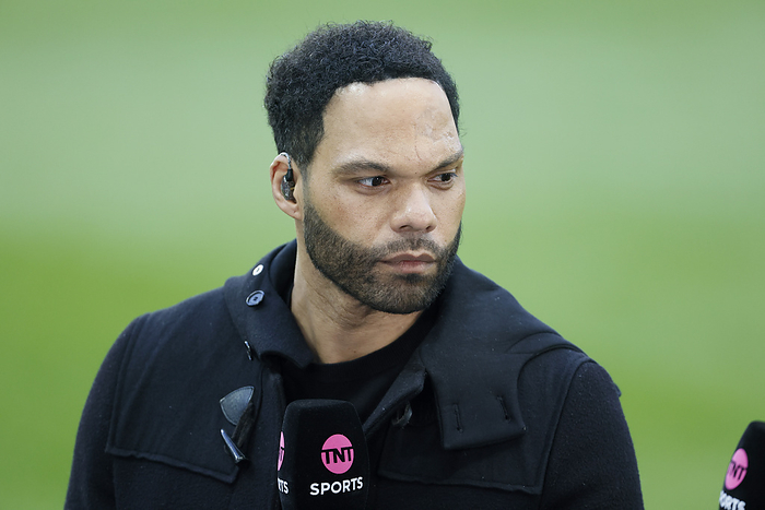Newcastle United v Everton FC   Premier League Joleon Lescott, English former professional footballer coach and sports pundit portrait before the Premier League match between Newcastle United and Everton FC at St. James Park on April 2, 2024 in Newcastle upon Tyne, England.   WARNING  This Photograph May Only Be Used For Newspaper And Or Magazine Editorial Purposes. May Not Be Used For Publications Involving 1 player, 1 Club Or 1 Competition Without Written Authorisation From Football DataCo Ltd. For Any Queries, Please Contact Football DataCo Ltd on  44  0  207 864 9121