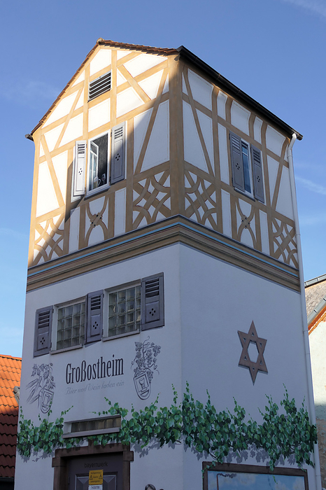 Painted power house in Grossostheim Painted power house in Grossostheim, by Zoonar Volker Rauch