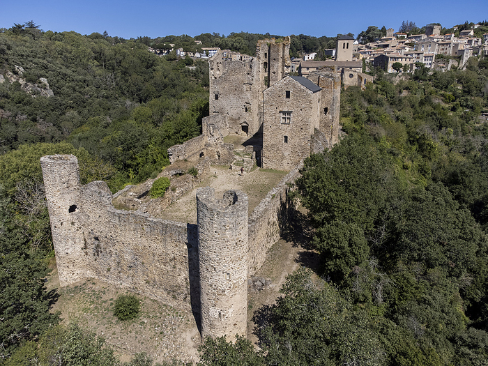 Cathar castle of Saissac Cathar castle of Saissac, by Zoonar Bartomeu Bala