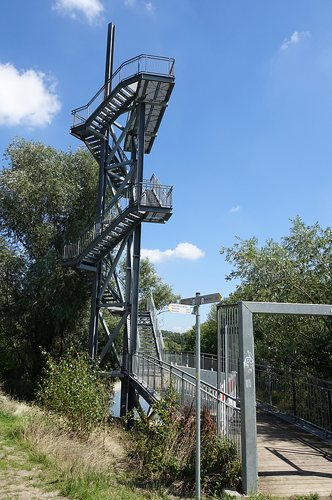 Observation tower near Mainz Kostheim Observation tower near Mainz Kostheim, by Zoonar Volker Rauch