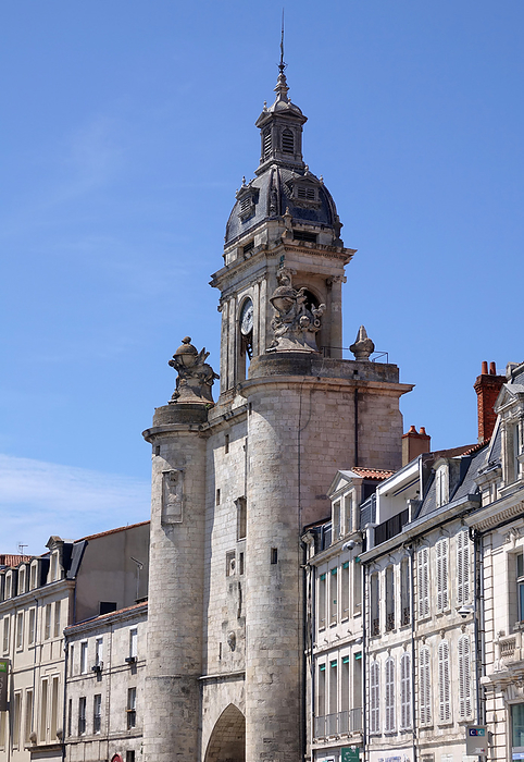 Clock tower in La Rochelle Clock tower in La Rochelle, by Zoonar Volker Rauch