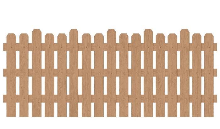 Brown wooden fence D