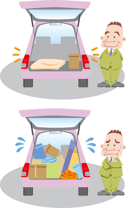 Traffic safety <Organizing luggage in the car to improve fuel efficiency of the car>.