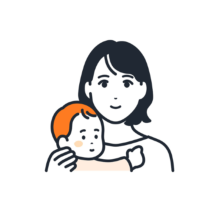 Baby and mother Simple Icons Web graphics