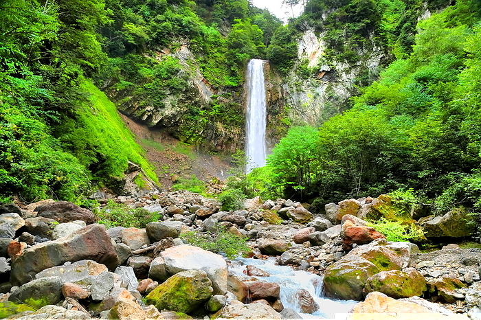 Hirayu Great Falls in summer Takayama City, Gifu Prefecture