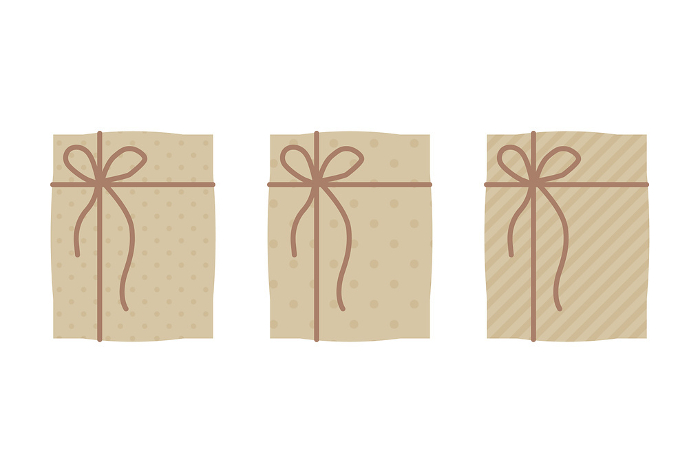 Clip art of gift wrapping