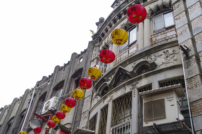 Taipei City's Dihua Street, where historic buildings still remain