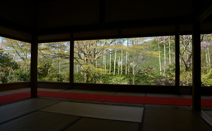 Banhwan-en seen from the shoin of Hosenin, Ohara, Sakyo-ku, Kyoto