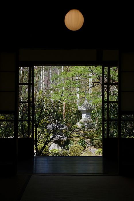 Hosenin Garden seen from inside Ohara, Sakyo-ku, Kyoto