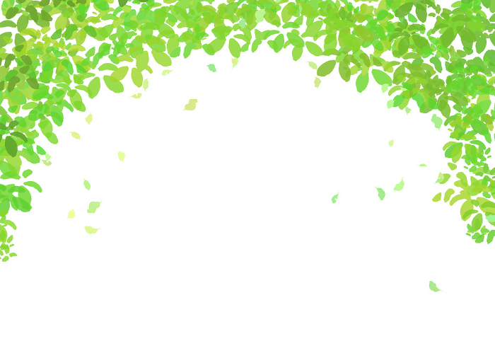 Simple background of fresh greenery