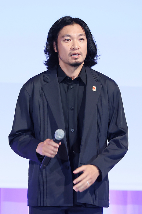 One year to go event of the Expo 2025 Osaka, Kansai is held April 13, 2024, Tokyo, Japan   Japanese actor Munetaka Aoki who was appointed to the special supporter of the Expo 2025 Osaka, Kansai attends the one year to go event for the Expo 2025 Osaka, Kansai in Tokyo on Saturday, April 13, 2024. Expo organizer unveiled official uniforms.    photo by Yoshio Tsunoda AFLO 